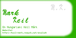 mark keil business card